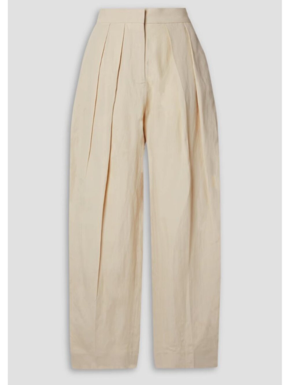 STELLA MCCARTNEY Pleated woven straight-leg pants NWT IT40